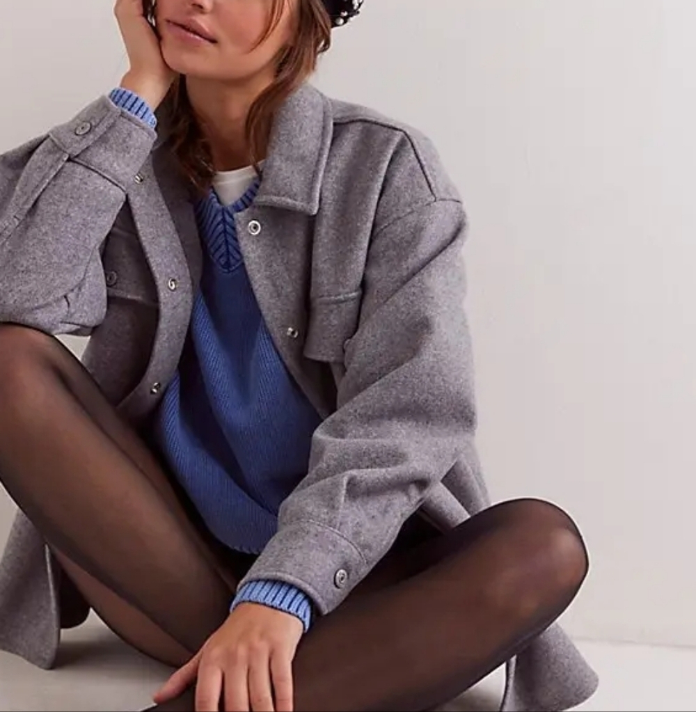 ✨NEW Free People We The Free Lola Shirt Jacket - Picture 11 of 12